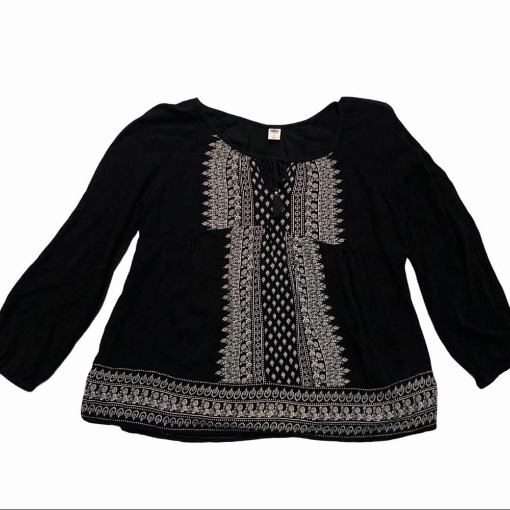 OLD NAVY Long Sleeve Pullover Loose Flowin…